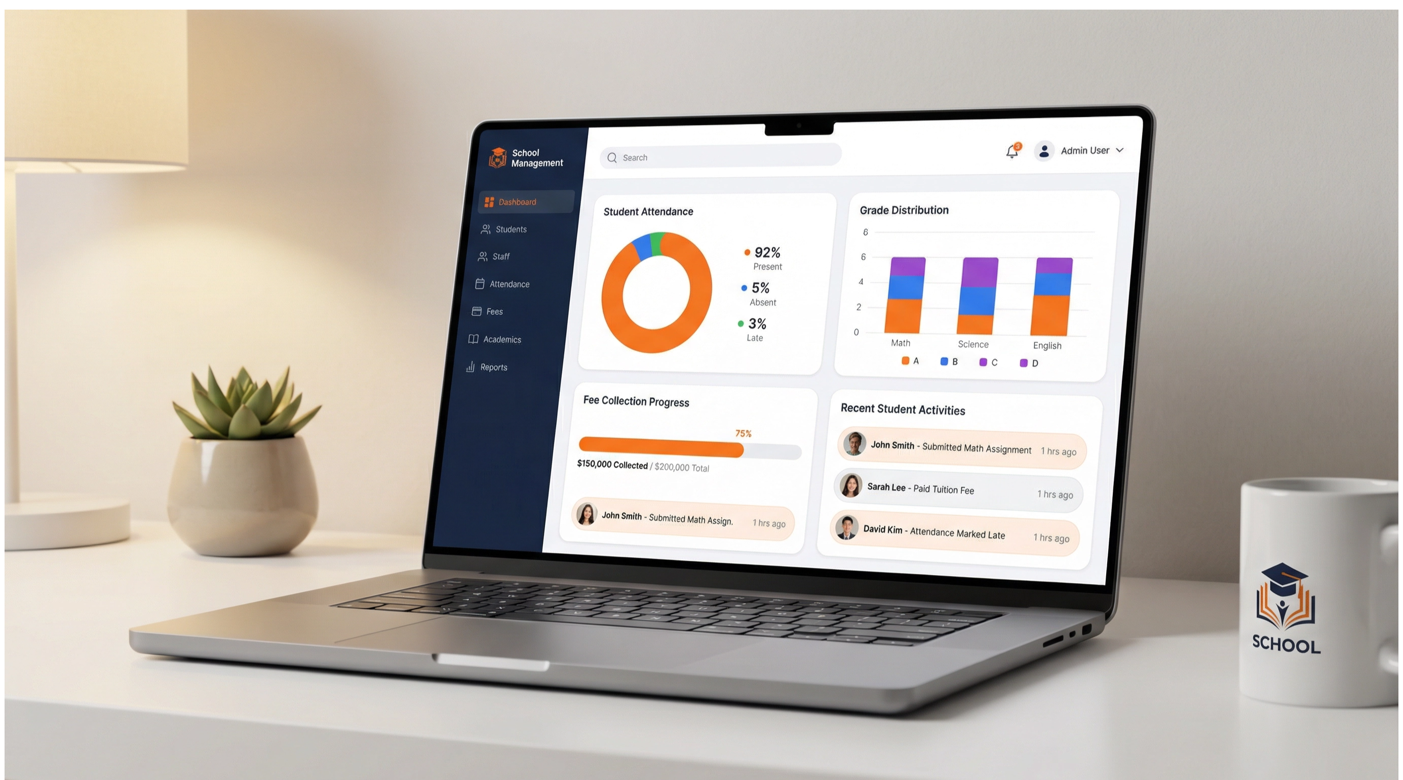 School Manager Dashboard